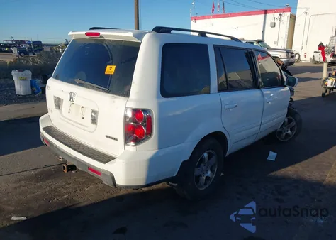 2007 Honda Pilot Ex from USA, damaged, VIN 2HKYF184X7H519875
